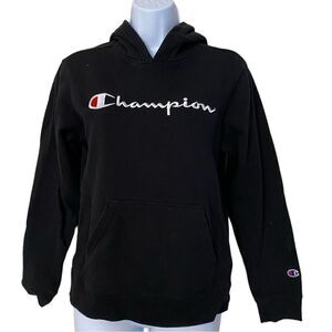 Champion Signature Logo Youth Fleece Hoodie